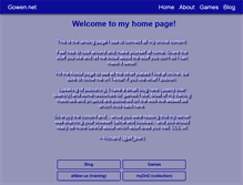 Tablet Screenshot of gowen.net